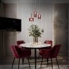 Стеклянный подвесной светильник Spillray 10232/A Red цилиндр красный Loft It