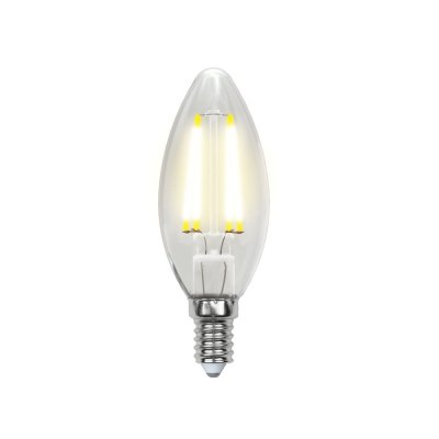 Лампочка светодиодная  LED-C35-6W/NW/E14/CL PLS02WH картон Uniel
