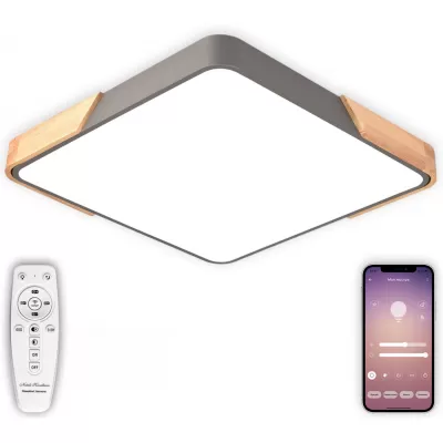 Потолочный светильник Scandinavian LED LAMPS 81413 Natali Kovaltseva прямоугольный