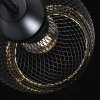Потолочная люстра Вита 220011903 форма шар желтая MW-Light