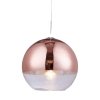 Стеклянный подвесной светильник Veroni LDP 1029-300 R.GD форма шар прозрачный Lumina Deco