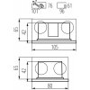 Стеклянный подсветка ступеней лестницы GLASI 33690 прозрачный