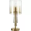 Стеклянный интерьерная настольная лампа Nicole 4886/1T цилиндр прозрачный Odeon Light