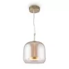 Стеклянный подвесной светильник Madmen MOD128PL-L6AM конус цвет янтарь Maytoni