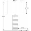Интерьерная настольная лампа Maia A5057LT-1AB белый цилиндр
