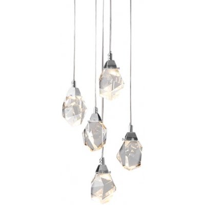Подвесной светильник Crystal rock OM820083-5C (MD-020B-5 chrome) DeLight Collection