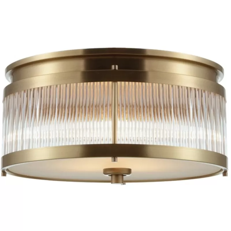 Стеклянная потолочная люстра Stamford KM0924P-4R brass прозрачная круглая DeLight Collection Стеклянная потолочная люстра Stamford KM0924P-4R brass прозрачная круглая DeLight Collection