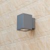 Стеклянный настенный светильник уличный Dwell NC-803481-DG прозрачный