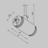 Коннектор прямой Accessories for system Shelf CA013IC-P-B Maytoni