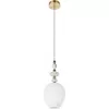 Стеклянный подвесной светильник Family 10365/D белый конус Loft It