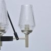 Стеклянная подвесная люстра Альгеро 285011408 прозрачная MW-Light