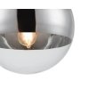 Стеклянный подвесной светильник Terra VL2153P11 форма шар прозрачный Vele Luce