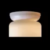 Стеклянный потолочный светильник Totem 10466 Milky white цилиндр Loft It