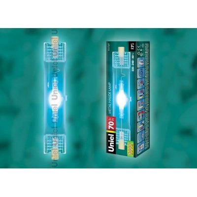Лампочка металлогалогенная  MH-DE-70/BLUE/R7s картон Uniel