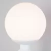 Стеклянное бра Bubble 50251/1 белый форма шар белое Eurosvet
