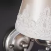 Бра Incanto 60069/1 серебро конус бежевое Eurosvet