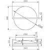 Настенный светильник Mira MOD279WL-L14G3K белый Maytoni