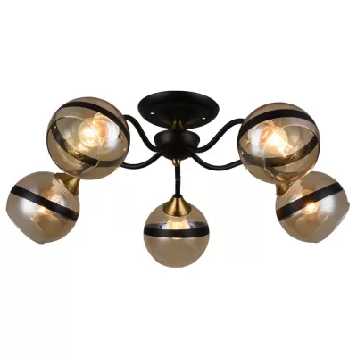 Потолочная люстра MD.3595-5-S COFFEE+FGD Imex Потолочная люстра MD.3595-5-S COFFEE+FGD Imex