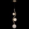 Стеклянный подвесной светильник Uva MOD059PL-03G белый форма шар Maytoni