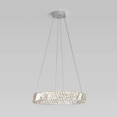 Подвесной светильник Solis 101004 LED никель хрусталь Strotskis Eurosvet