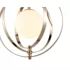 Стеклянный подвесной светильник Orion VL1834P01 форма шар белый Vele Luce