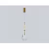 Стеклянный подвесной светильник Ceramo Modern LH53181 прозрачный конус Ambrella