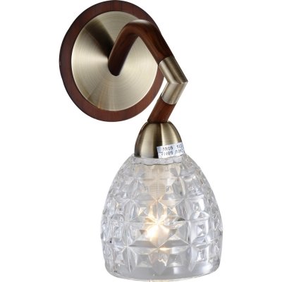 Бра 412 412-01-51ABW antique brass + walnut N-Light