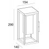 Настенный светильник уличный Samas Solar 731122 Deko-Light