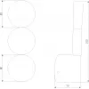 Настенный светильник Brioni 40130/LED золото круглый белый Elektrostandard