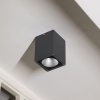 Стеклянный потолочный светильник уличный Dwell NC-133474-DG серый