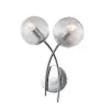 Стеклянное бра Molecule 1110/2A прозрачное форма шар Escada