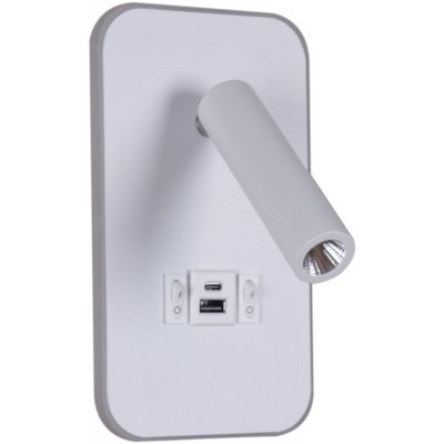 Настенный светильник  86204-9.2-001KT LED12W+USB WT