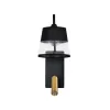 Бра Comfy 598/1A Black/Brass прозрачное цилиндр Escada