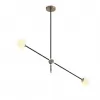 Стеклянная потолочная люстра Bastoncino SL429.403.02 форма шар белая ST Luce