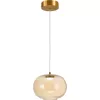 Стеклянный подвесной светильник Cattivo 4451-1P цвет янтарь Favourite Стеклянный подвесной светильник Cattivo 4451-1P цвет янтарь Favourite