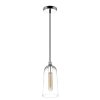 Стеклянный подвесной светильник Nordica LDP 6814 PR конус прозрачный Lumina Deco