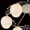 Стеклянная потолочная люстра Сюита CL153162 белая форма шар Citilux