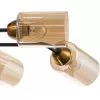 Стеклянная потолочная люстра Vertigo 1131/6P Black/Gold цилиндр цвет янтарь Escada