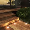 Стеклянный встраиваемый светильник уличный Step 5 MRL LED 1108 белый белый Elektrostandard