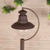 Стеклянный наземный фонарь Talli GL 3002F брауни прозрачный Elektrostandard