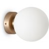 Стеклянный настенно-потолочный светильник Basic form MOD321WL-01G1 форма шар белый Maytoni