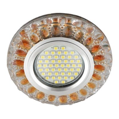 Точечный светильник Luciole DLS-L151 GU5.3 GLASSY/GOLD Fametto для гостиной