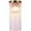 Стеклянный настенный светильник Fluor 3055-1W прозрачный Favourite