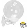 Настенный фонарь уличный GLOBE 300 G30.131.000.WXF1R форма шар прозрачный Fumagalli