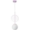 Стеклянный подвесной светильник  V2984-4/1S белый форма шар Vitaluce