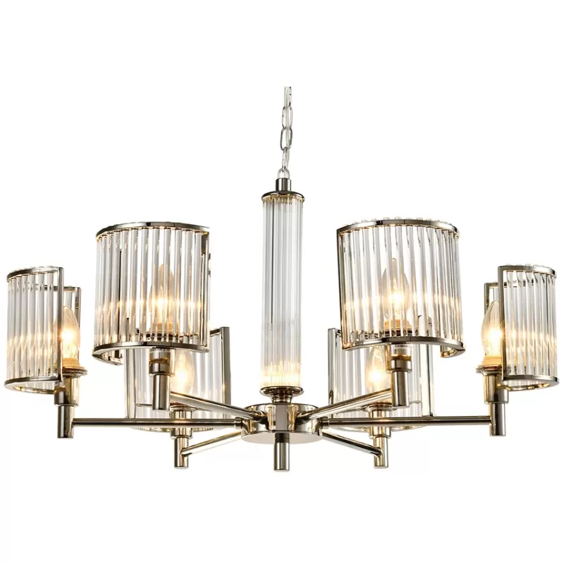 Хрустальная подвесная люстра 12500 12506/C прозрачная Newport Хрустальная подвесная люстра 12500 12506/C прозрачная Newport