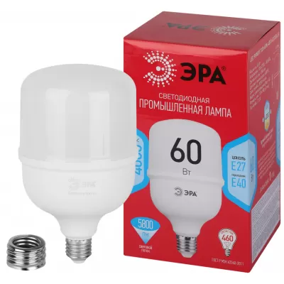 Лампочка светодиодная LED POWER T120-60W-4000-E27/E40 R ЭРА Лампочка светодиодная LED POWER T120-60W-4000-E27/E40 R ЭРА
