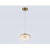 Стеклянный подвесной светильник High Light LH11083 цвет янтарь Ambrella