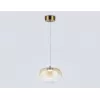 Стеклянный подвесной светильник High Light LH11083 цвет янтарь Ambrella
