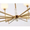 Стеклянная потолочная люстра HIGH LIGHT LH53019 белая Ambrella